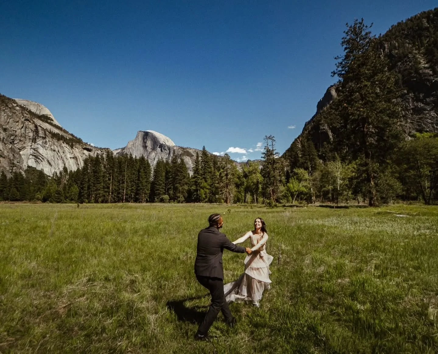 Halfway across the world and somehow it still feels like just the two of you 🤍

Running through golden fields, spinning under endless sky, and standing beneath that view &mdash; the kind of place that makes everything feel bigger, quieter, and more 