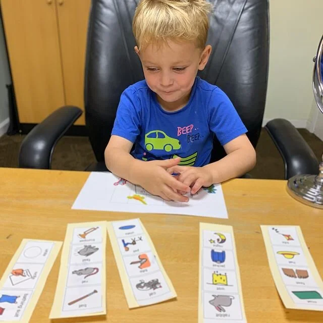 Having fun in Speech Therapy!