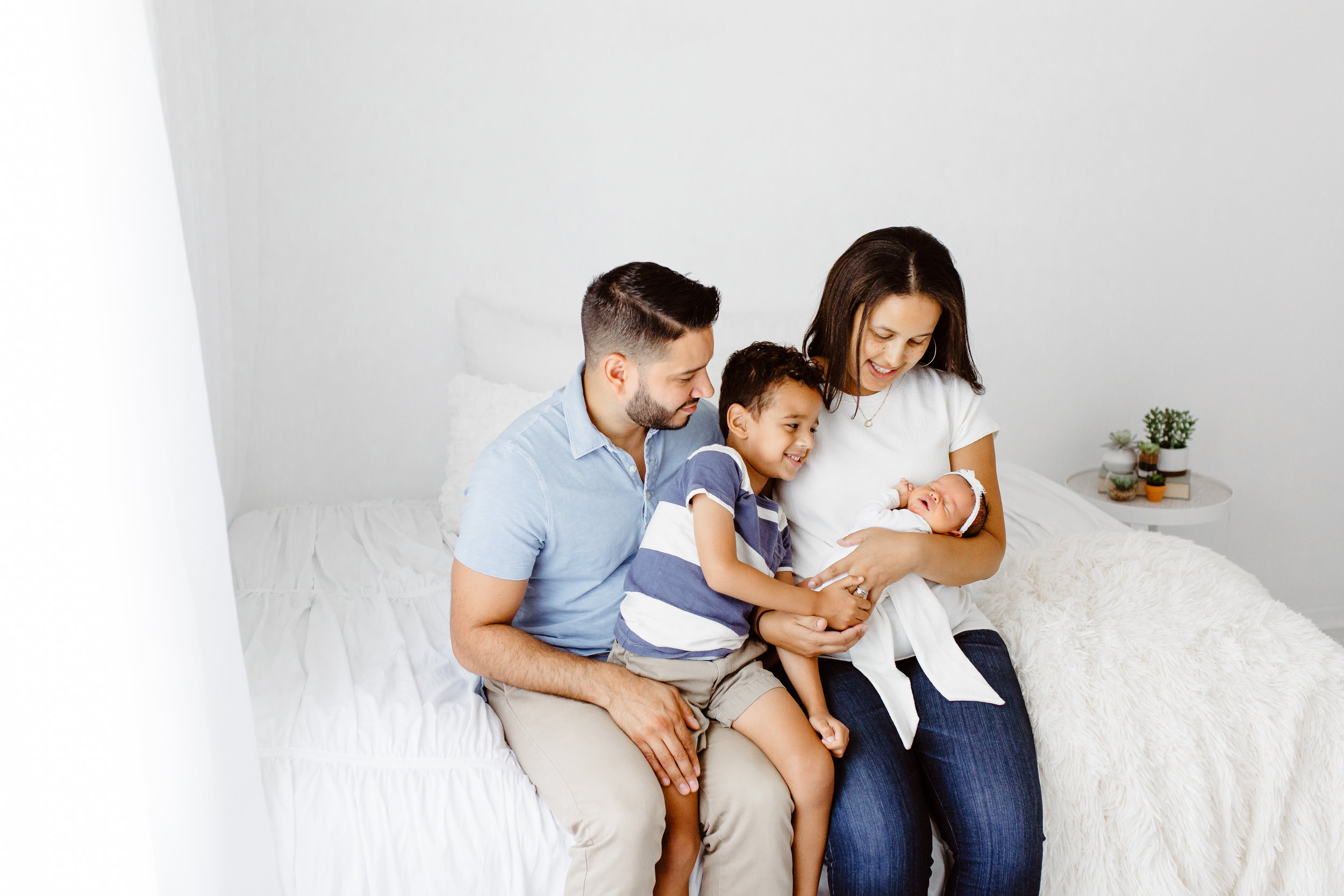 Lucia's Studio Newborn Session | Grove City Ohio Newborn Photographer