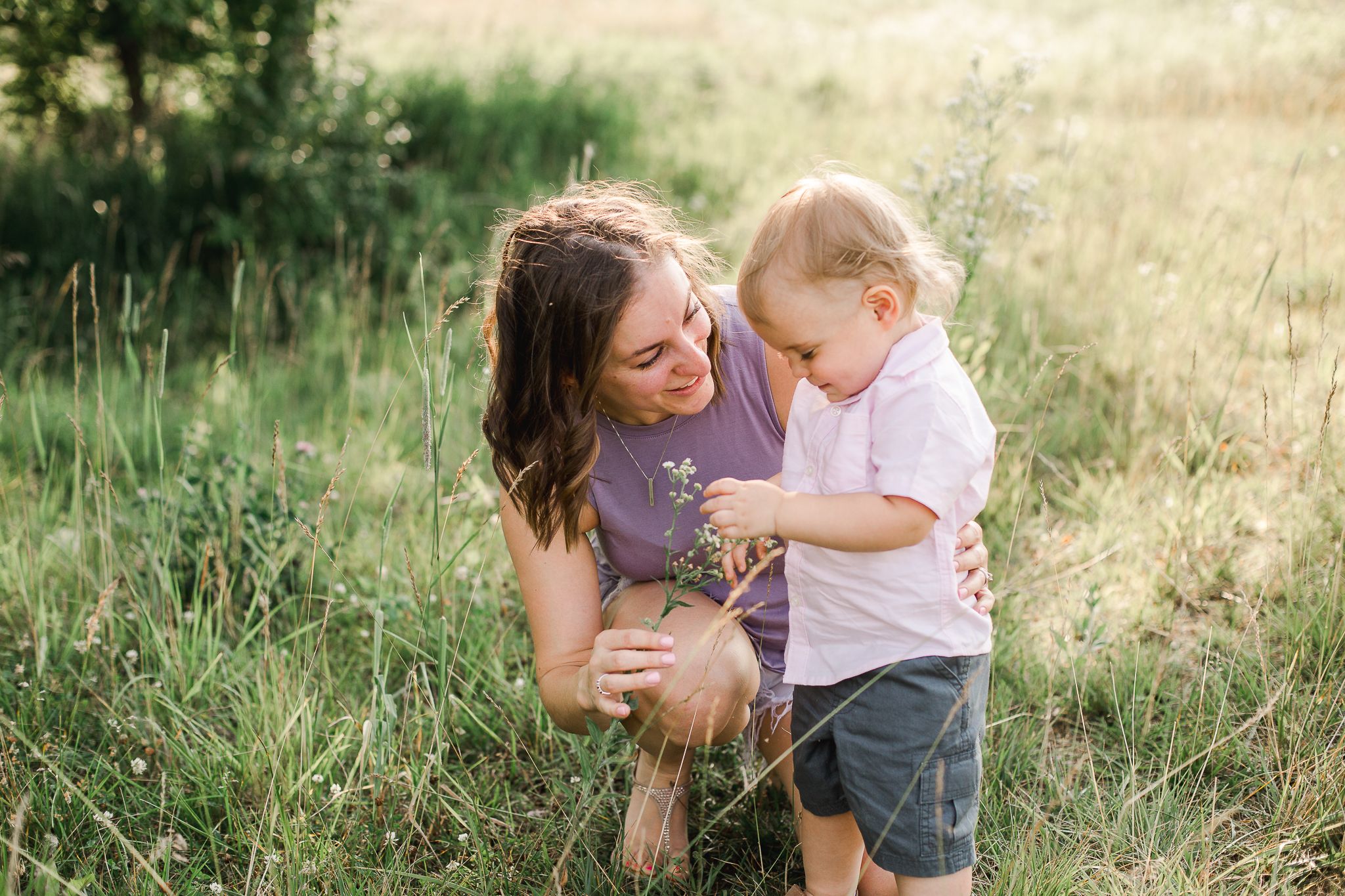 Mother and son Columbus portrait