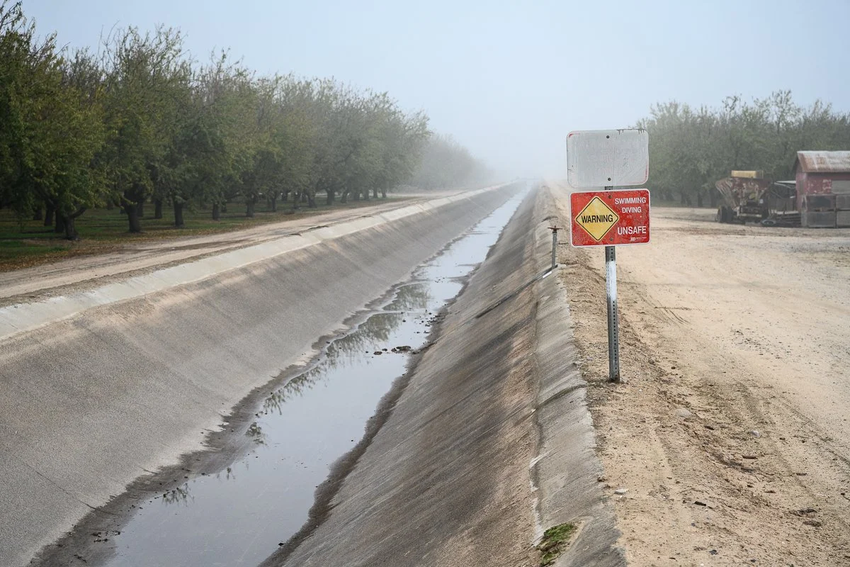 Evans - Canal, Central Valley, California