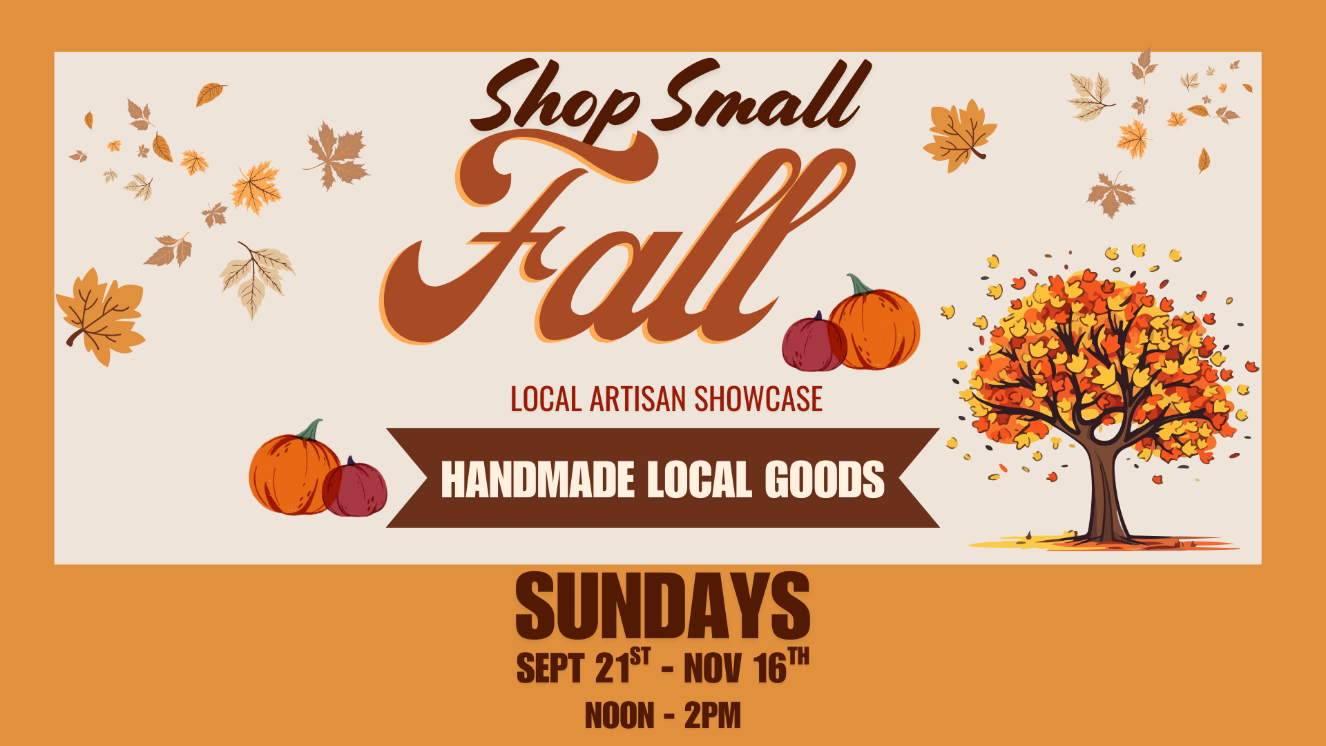 Shop Small Fall - Local Artisan Showcase