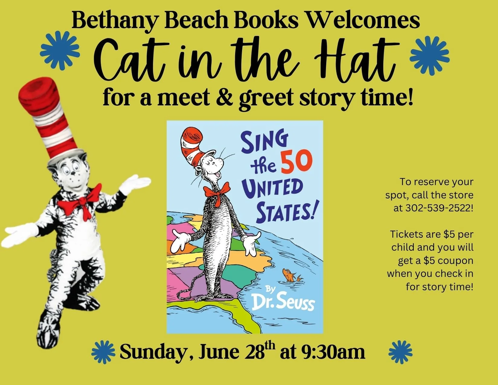 Character Story Time: Cat in the Hat