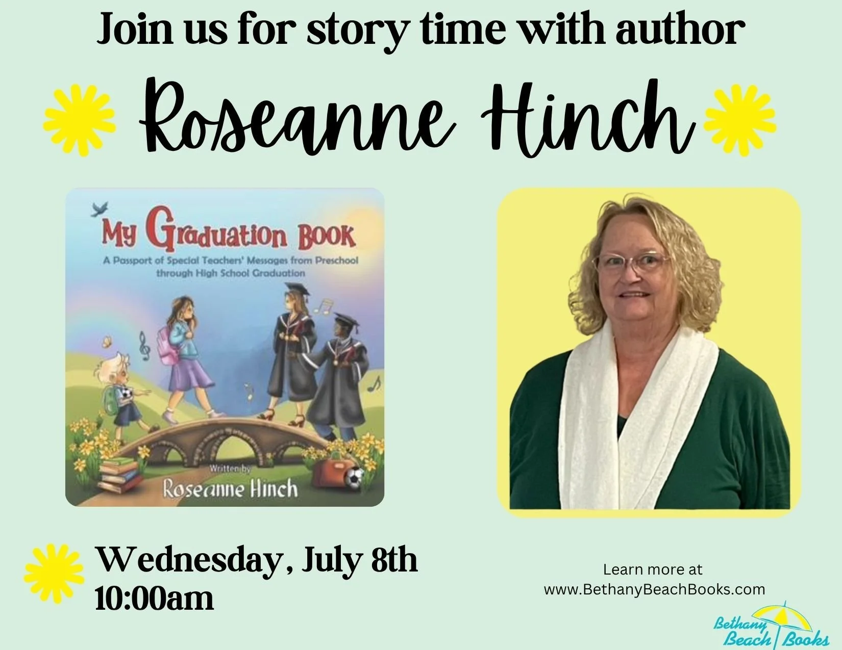 Author Story Time: Roseanne Hinch
