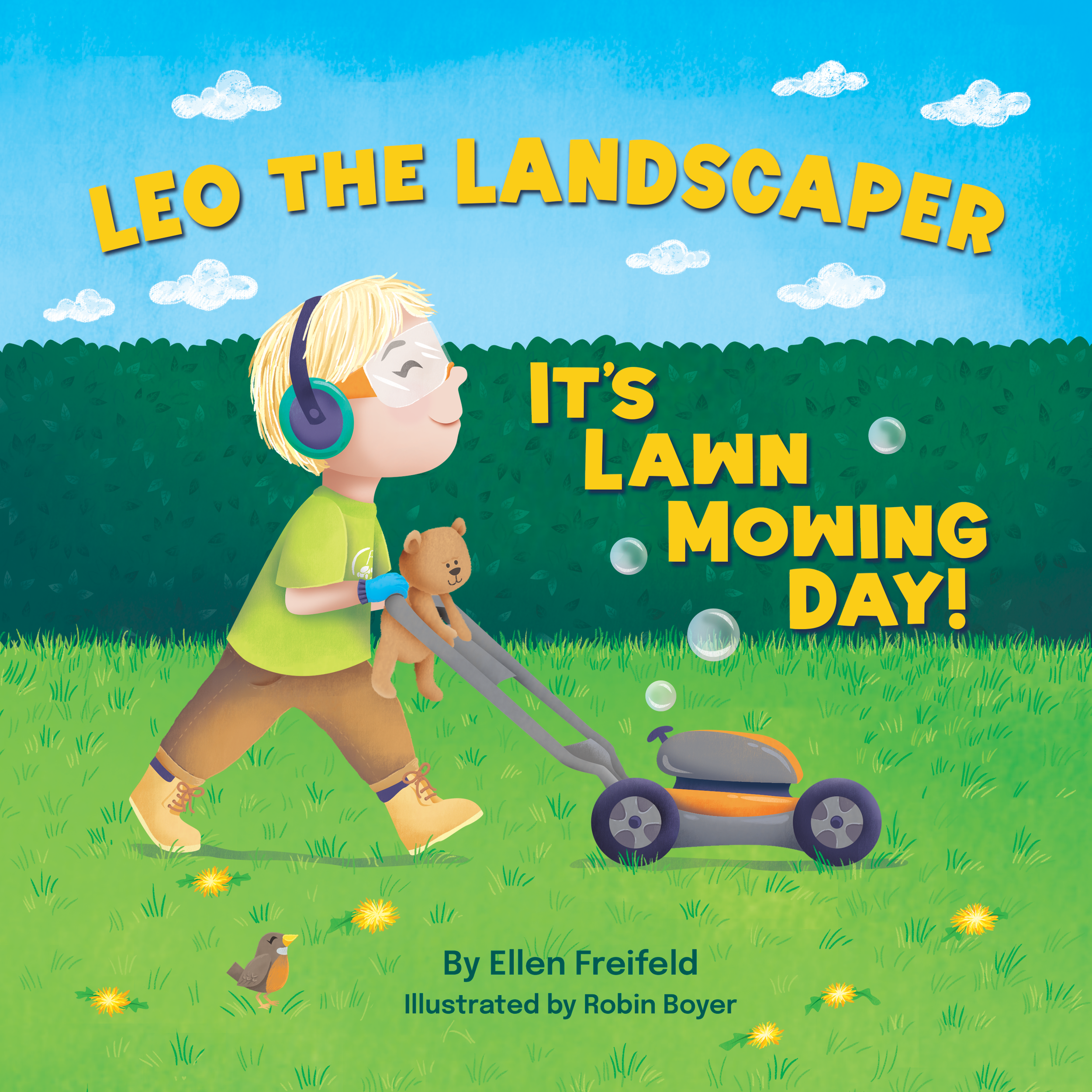 Author Story Time: Leo the Landscaper: It’s Lawn Mowing Day!