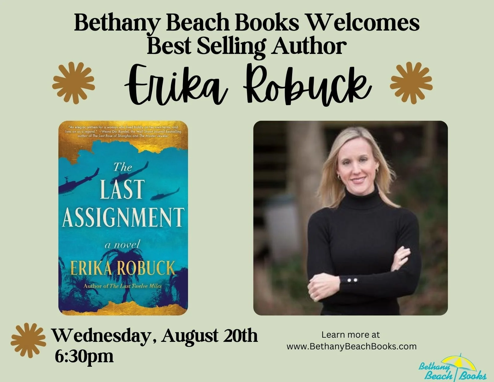 Erika Robuck — Bethany Beach Books