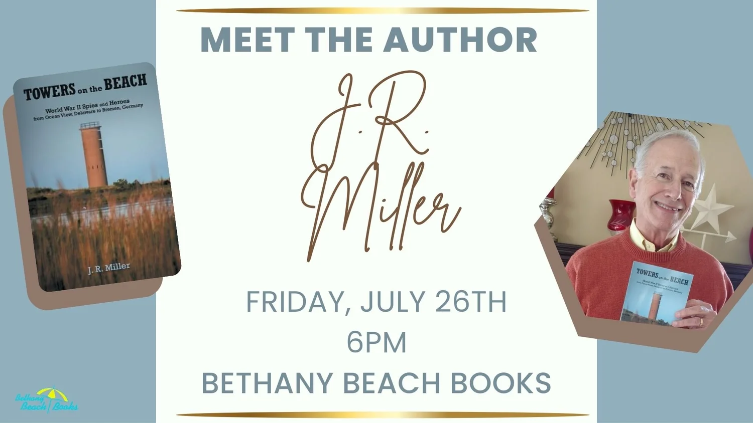 J R Miller J.R. Miller — Bethany Beach Books