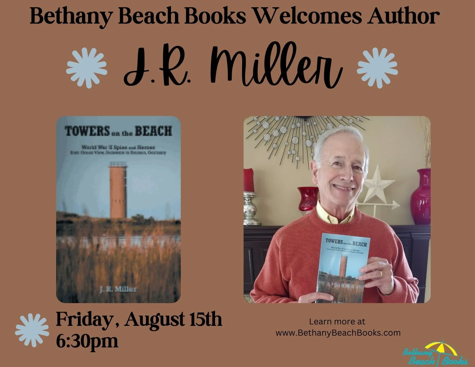 J R Miller J.R. Miller — Bethany Beach Books