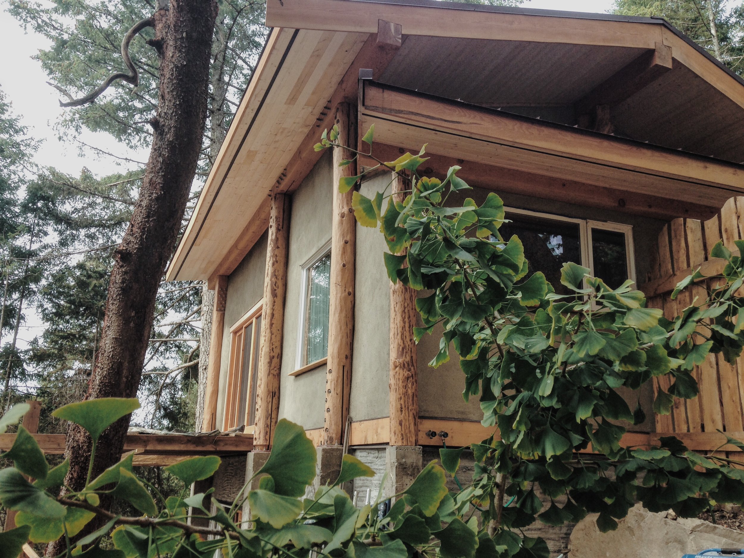 natural building strawbale house