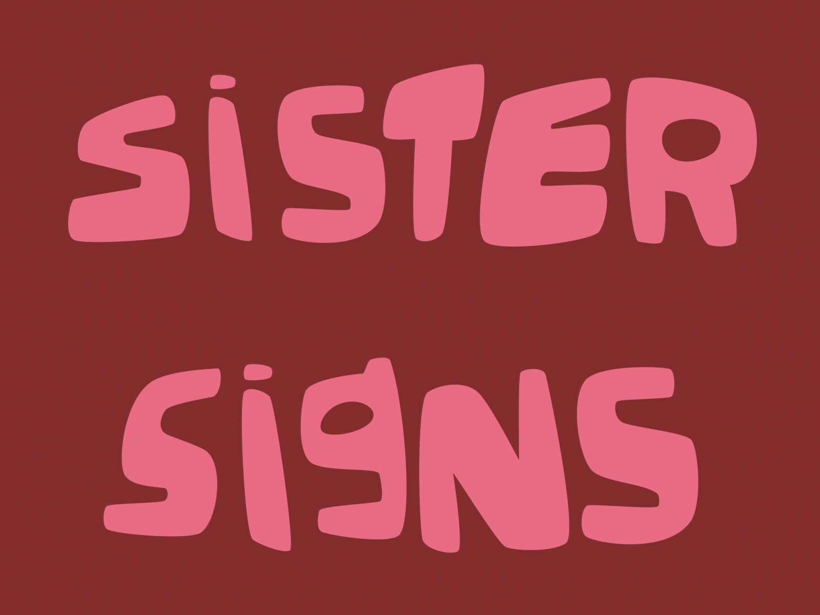 sister signs GIF series