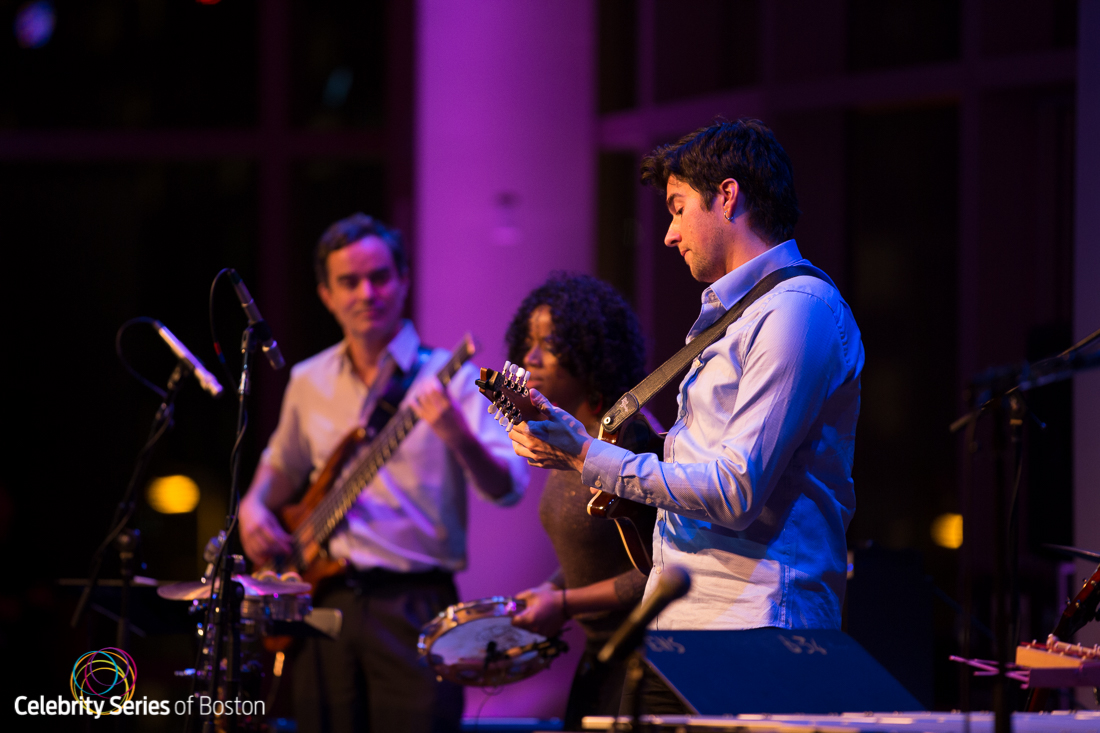 Chorobop at Stave Sessions, produced by Celebrity Series of Boston. Photo credit: Robert Torres. Lighting Designer: Daniel H. Jentzen. Lighting Director: Laura Hildebrand.