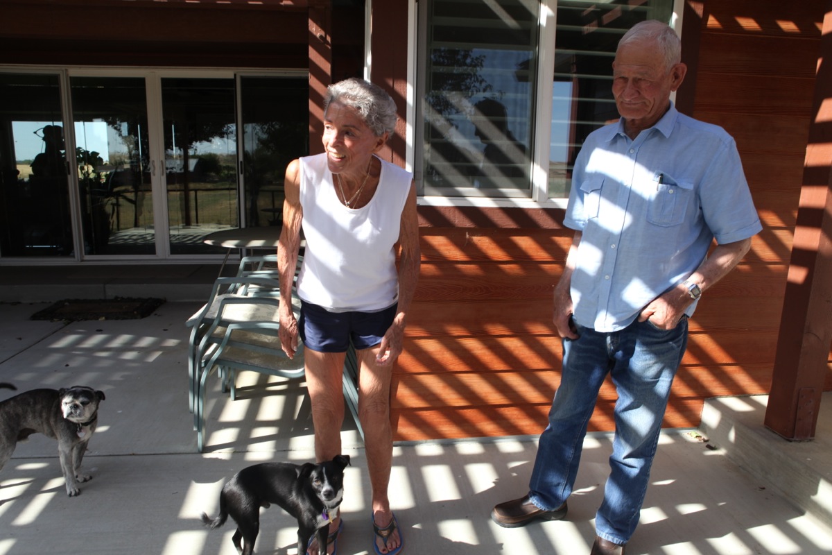 Bud Turner, 81 and his wife, Lynn Van Vleck-Turner, 75, on the Van Vleck Ranch, in Eastern Sacramento Valley. The 5,000 acre ranch is now run by Stan Van Vleck, a Sacramento lawyer. Lynn was married to Stan’s father before he passed away in a