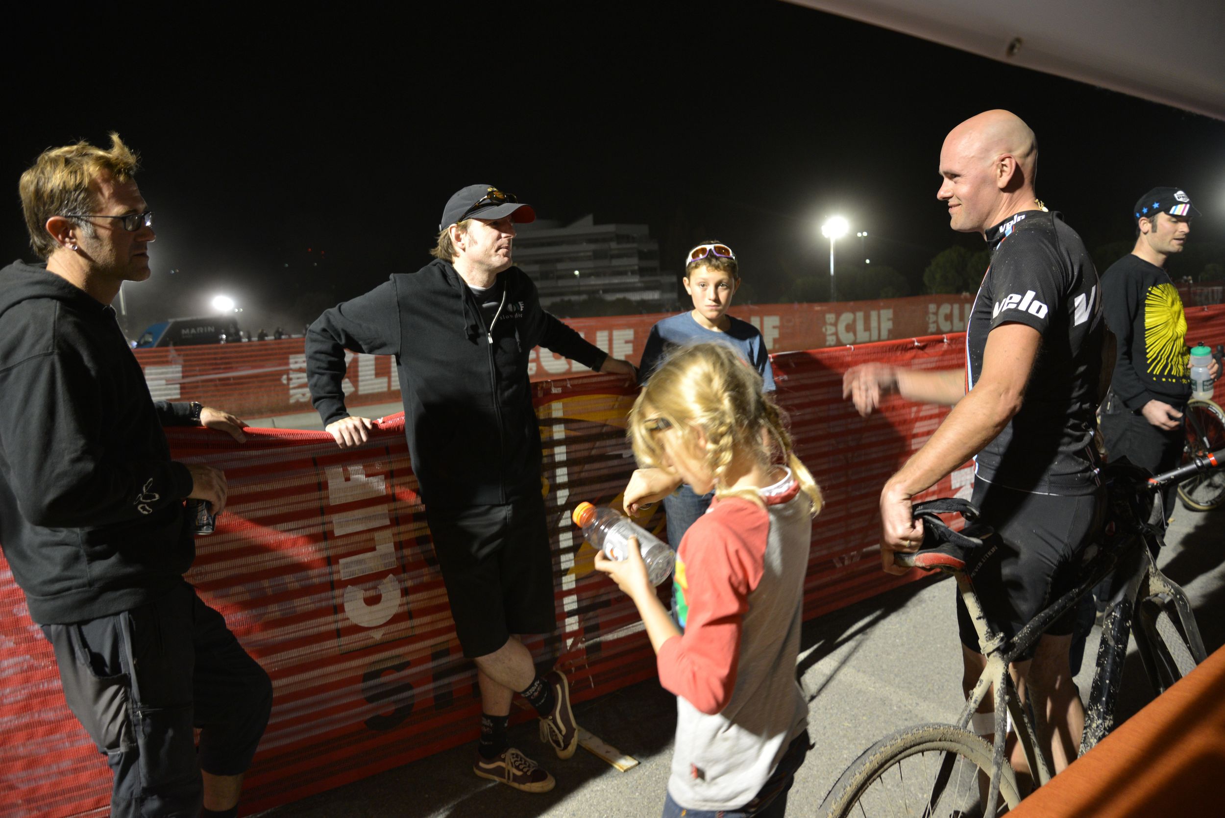 Post race chat with the Cleland Clan