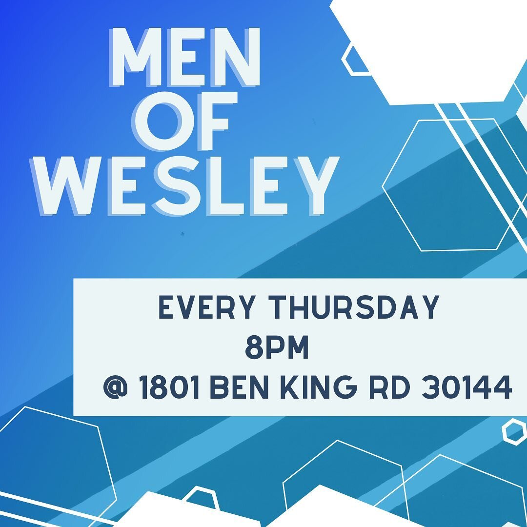 Men of Wesley is TONIGHT, 8pm at KUMC. 🤍 Find your community to call home with Wesley small groups!