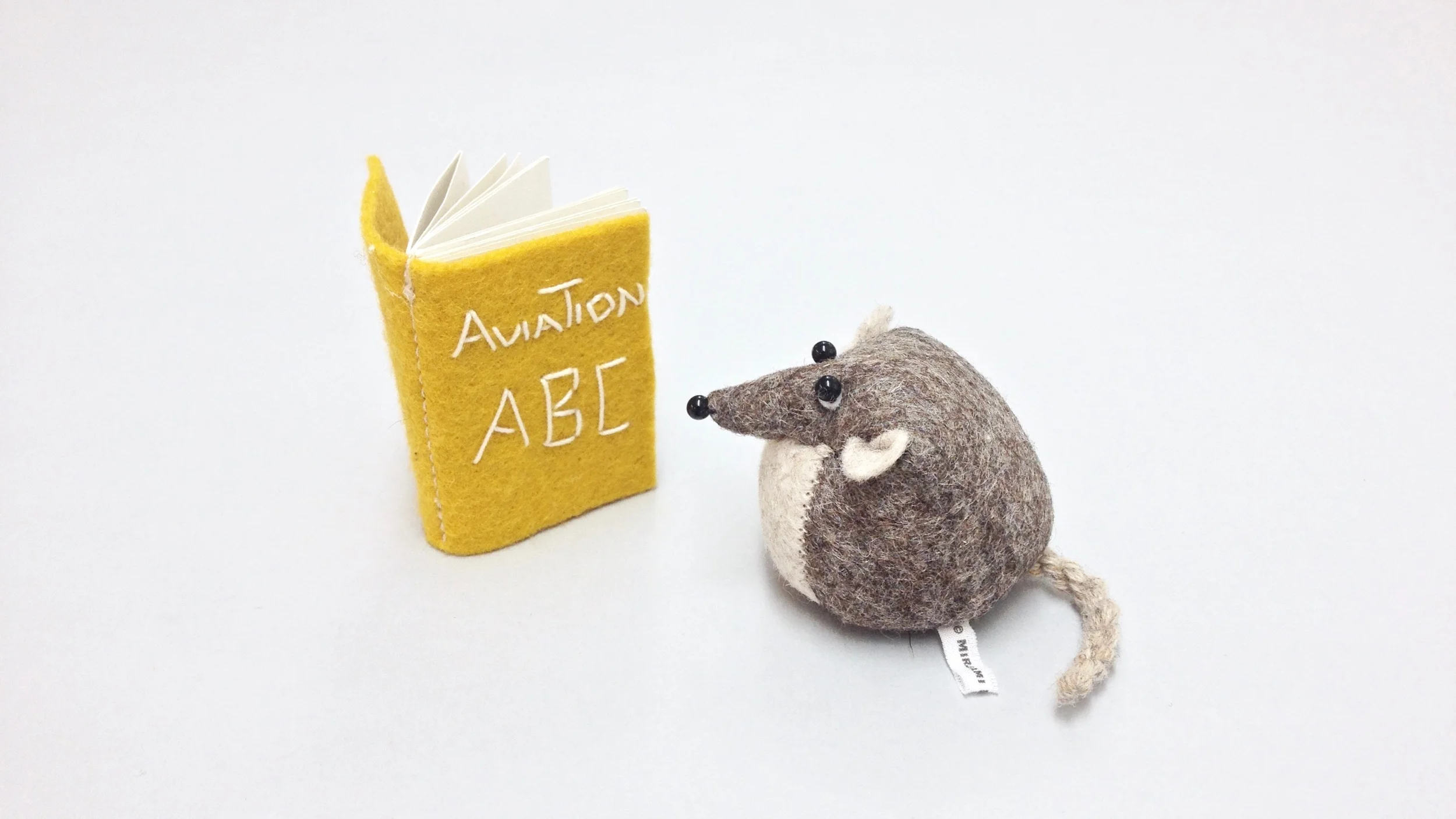 Bilberry Woods storybook character Henry the Harvest Mouse handmade from wool felt by Laura Mirjami | Mirjami Design.jpg