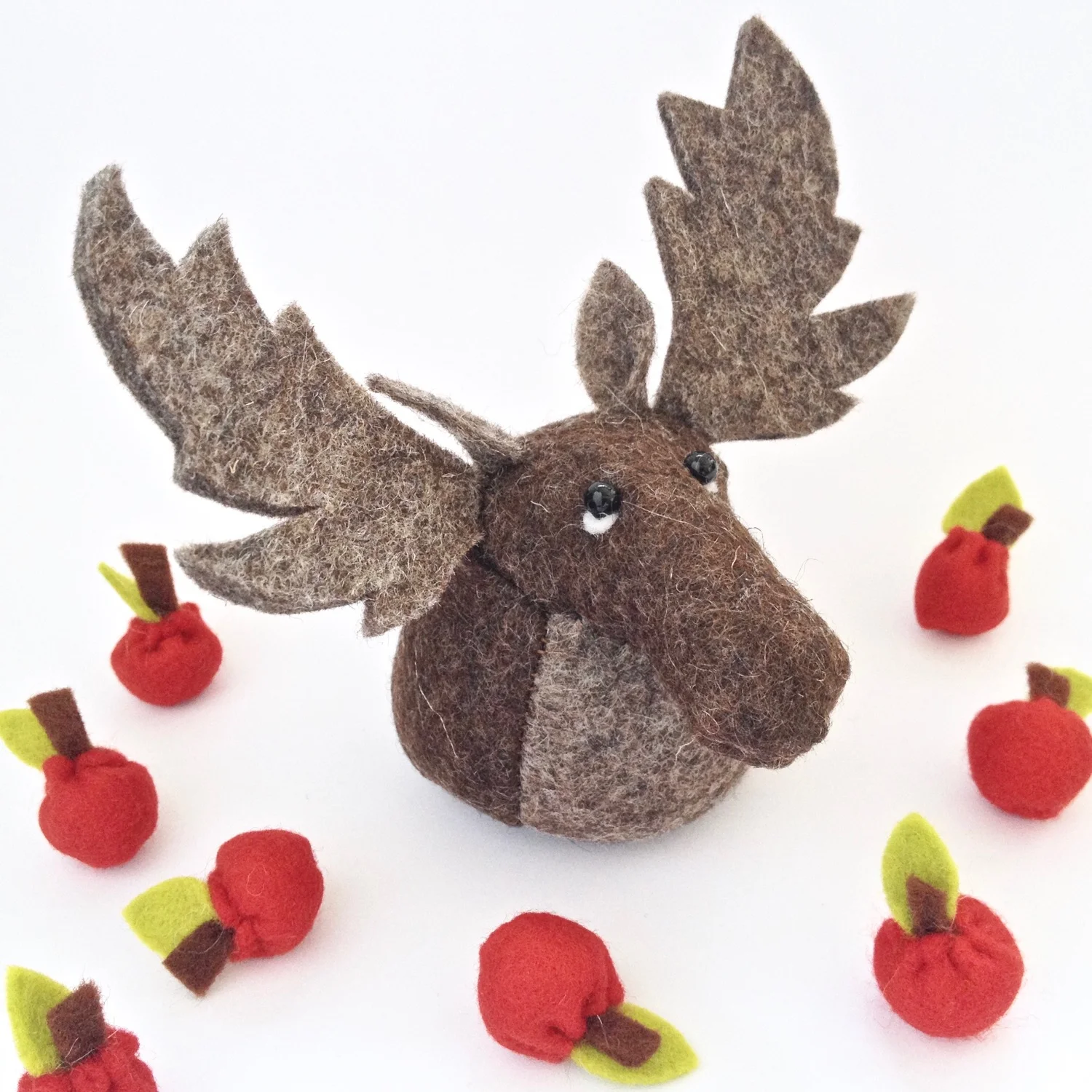 Bilberry Woods Mr Moose by artist Laura Mirjami