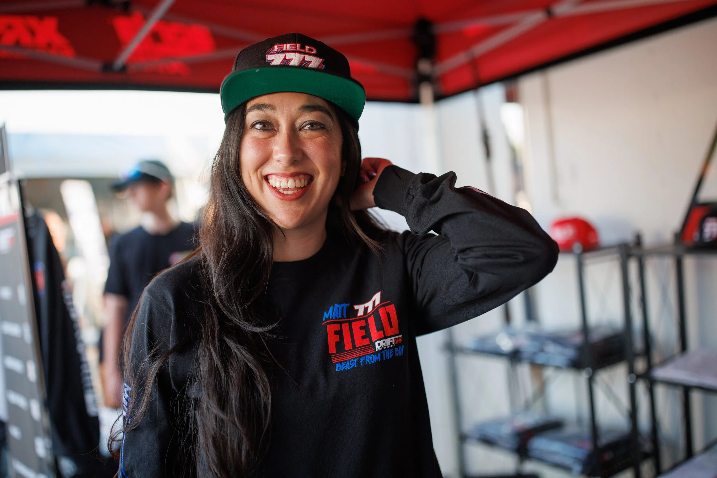 Lisa blk LS front blk hat.jpg