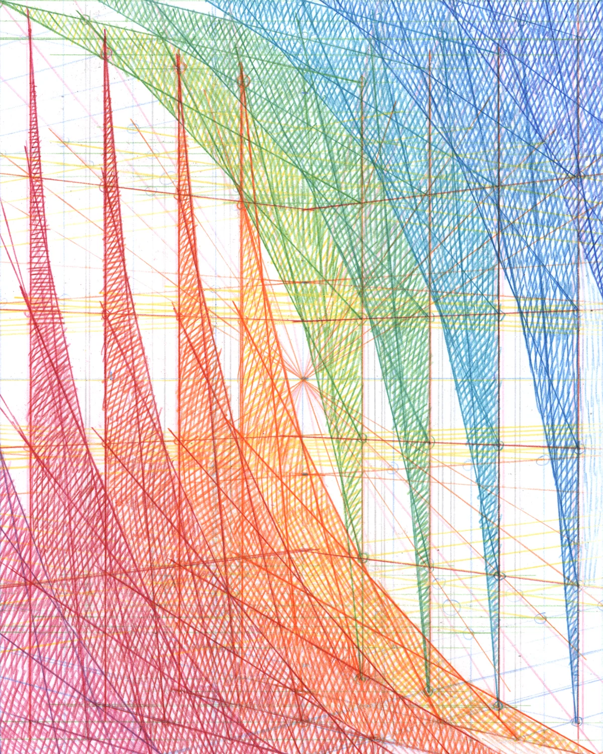 Ari (detail), 2018, colored pencil on paper, 12 x 16 inches