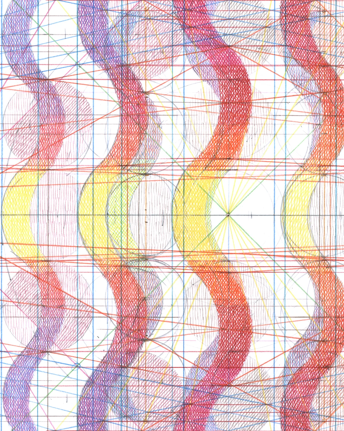 Pikx (detail), 2019, 16x20 inches, colored pencil on bristol