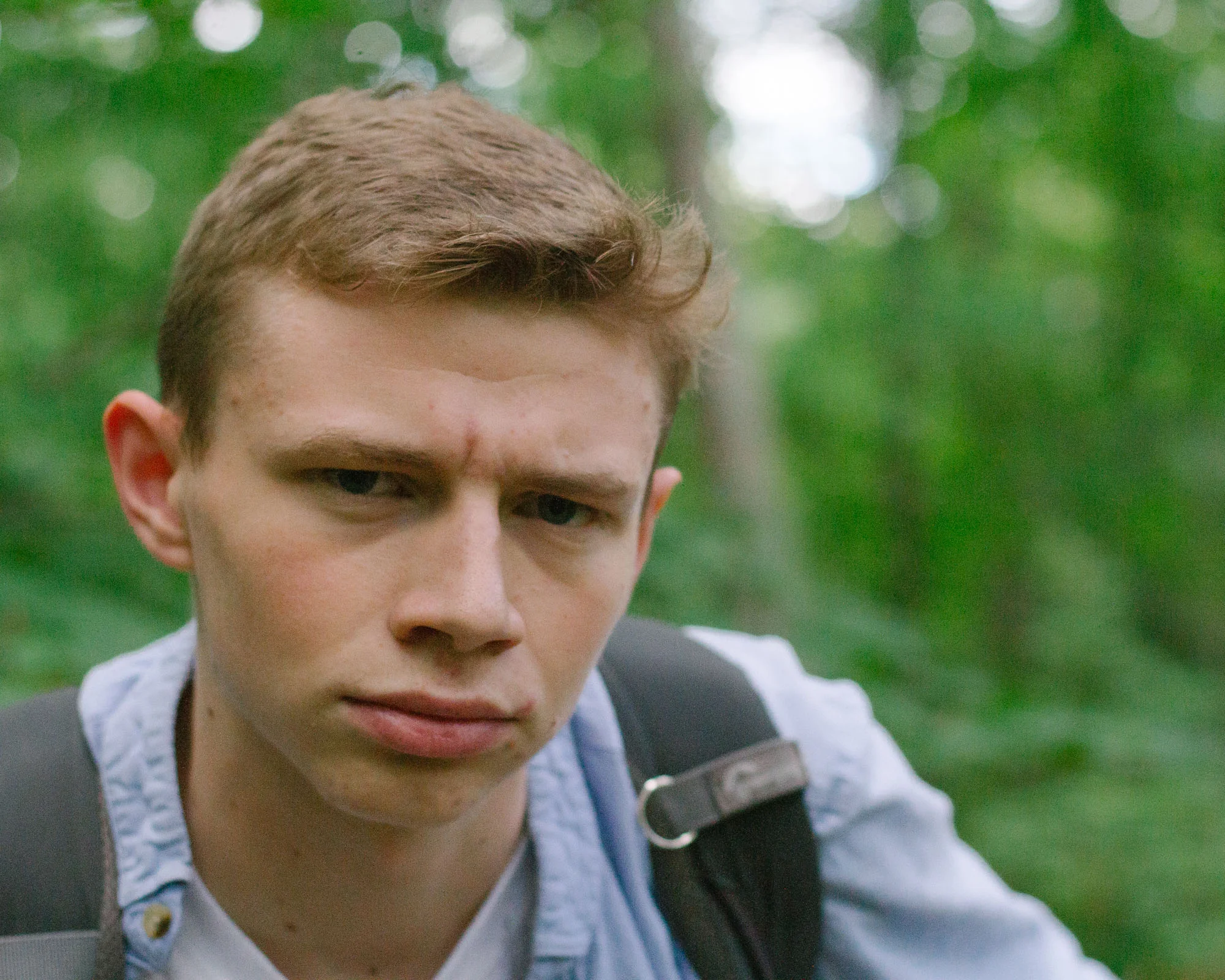 New portrait for the 'About' section. Caelan took this one