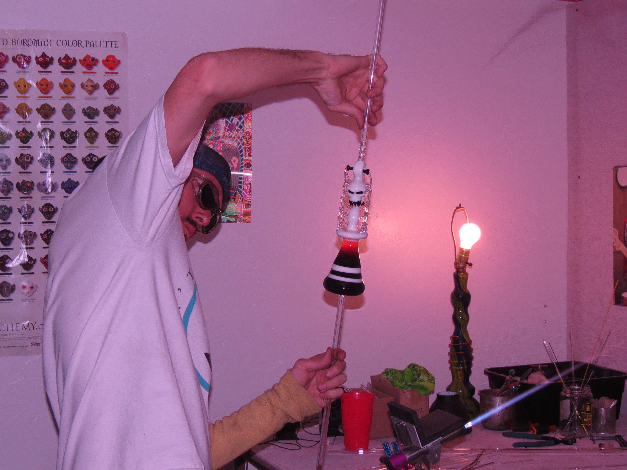  Brian Jacobson does the heavy lifting 