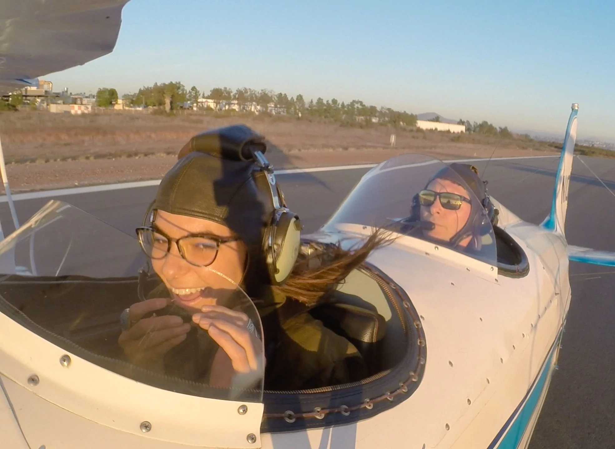Serious Acceleration pushes the Great Lakes Biplane into the air!
