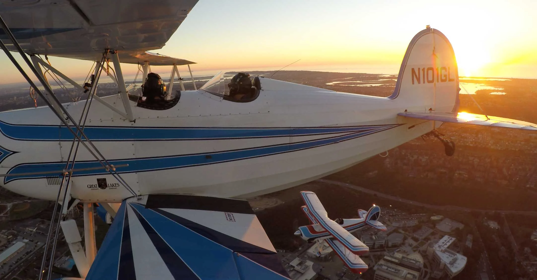 "Pearl" is crossing under our aircraft in a common Marine/Navy fighter pilot move.