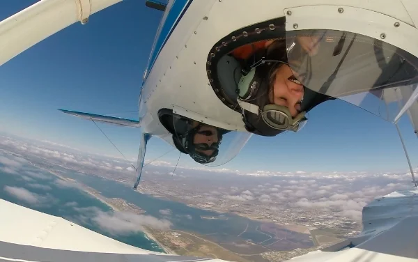 Top of a loop over San Diego