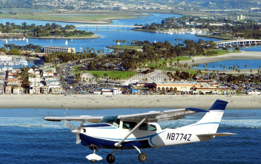 You are able to comfortably sit back relax and enjoy all the sites in our Airplane Ride.