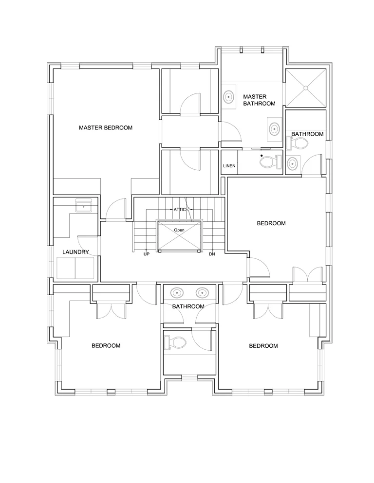 Old Greenwich 2nd floor plan energy efficient