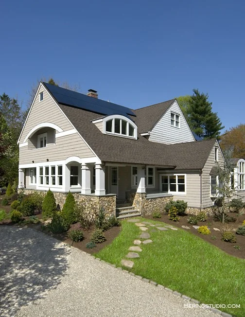 Front of Westport sophisticated designer home