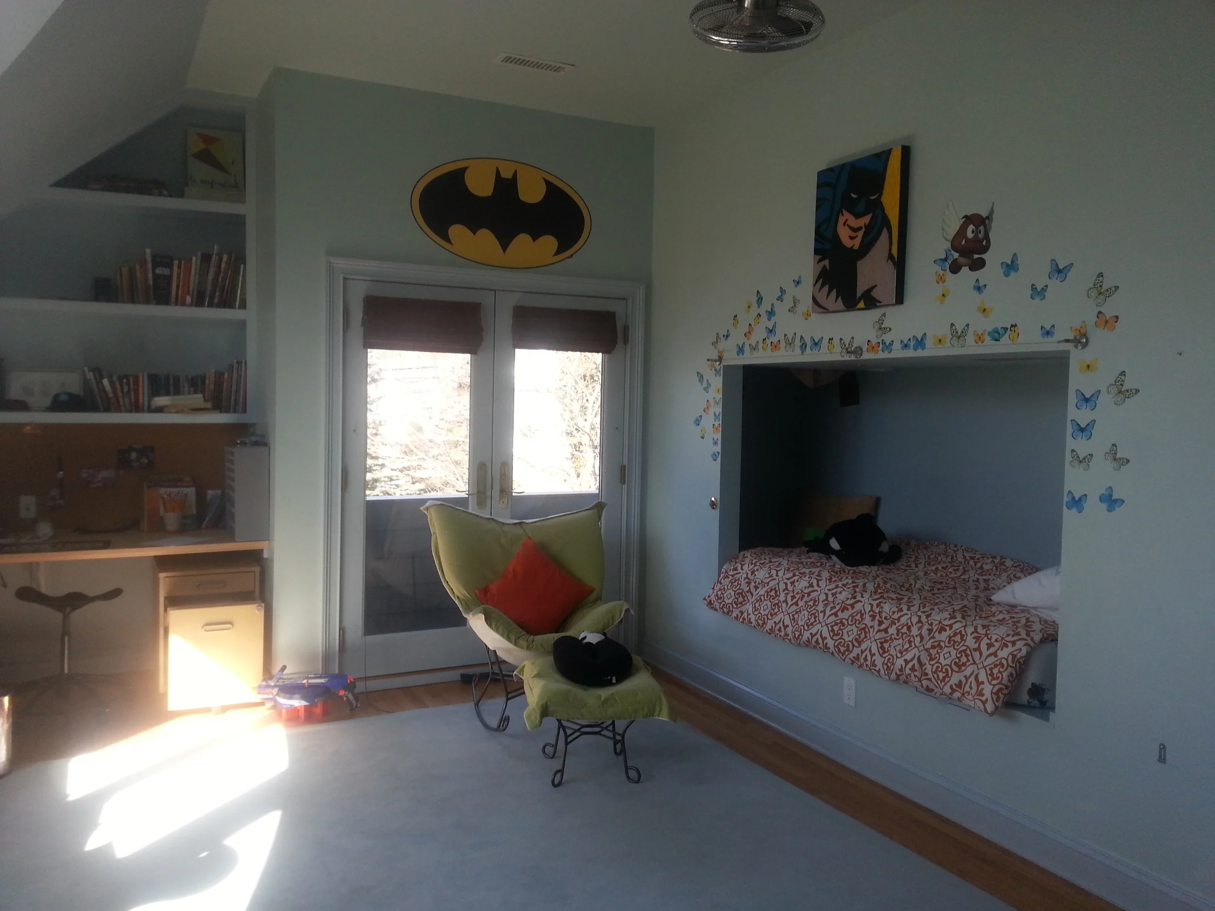 childs bedroom with built in bed hidden secret passage