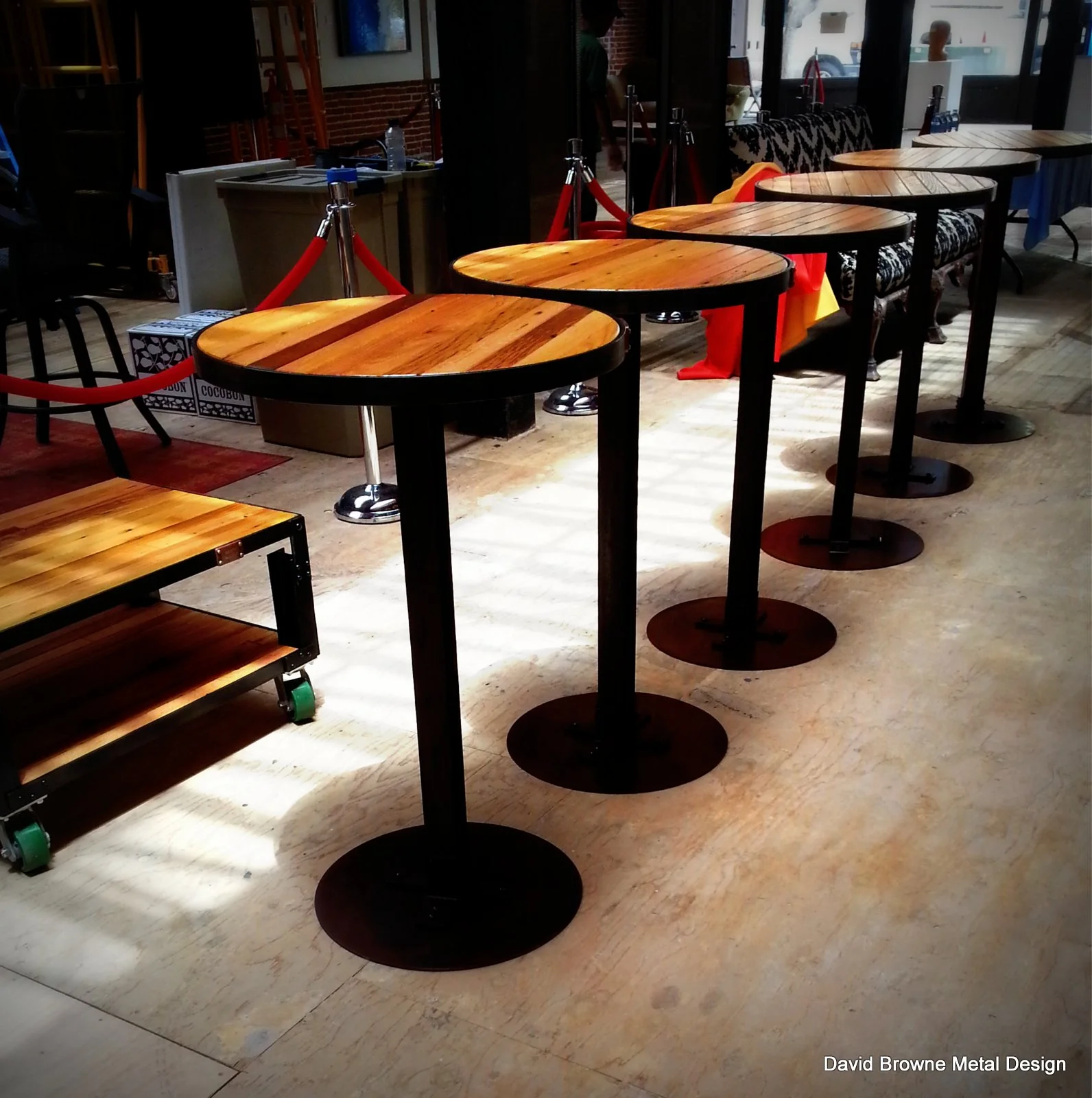 Cafe Tables. Sparks Gallery. Gaslamp district San Diego, CA.