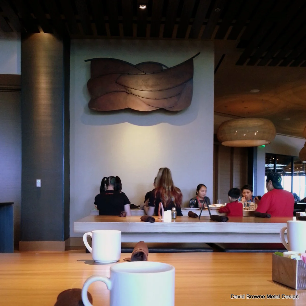Wall Sculpture, San Diego Marriott Marquis Marina.