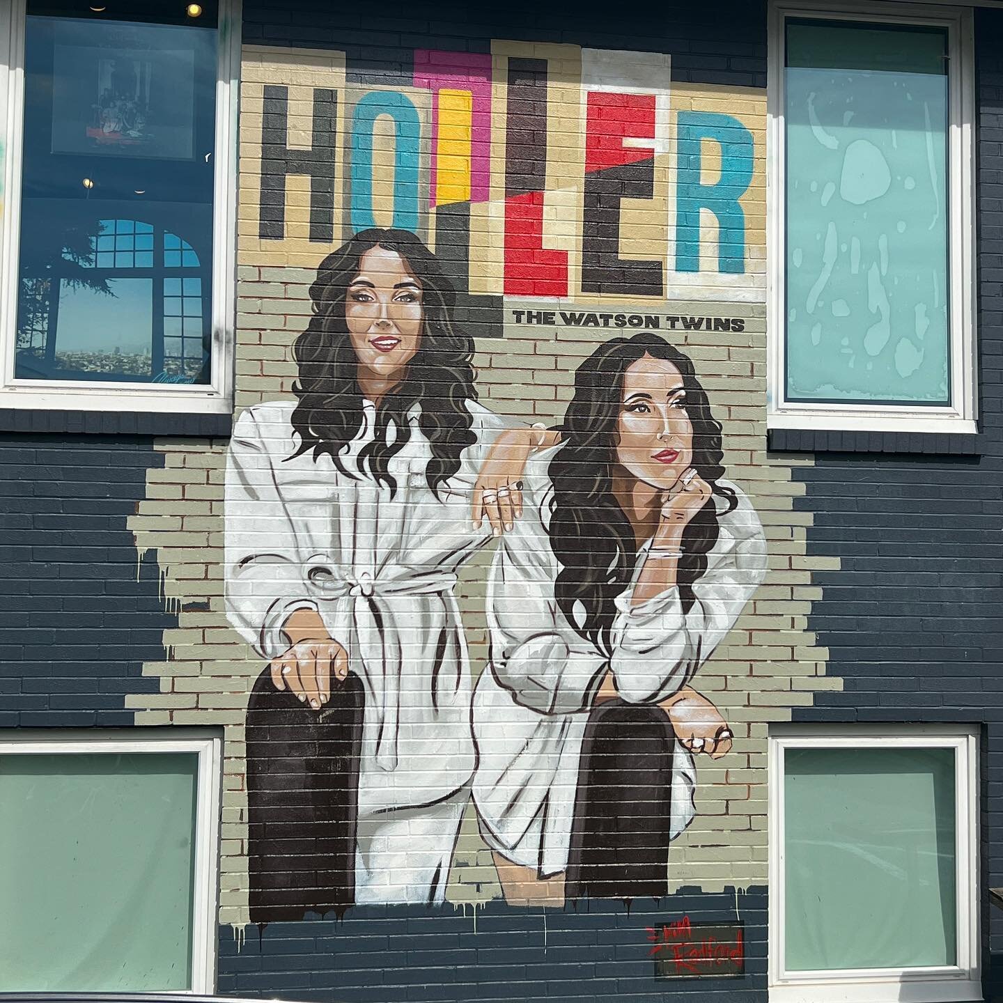 Have you seen our newly minted Watson Twins mural? We think @kimradfordartist knocked it out of the park

We&rsquo;ve still got copies of HOLLER on violet vinyl for sale. Scoop &lsquo;em and spin &lsquo;em!