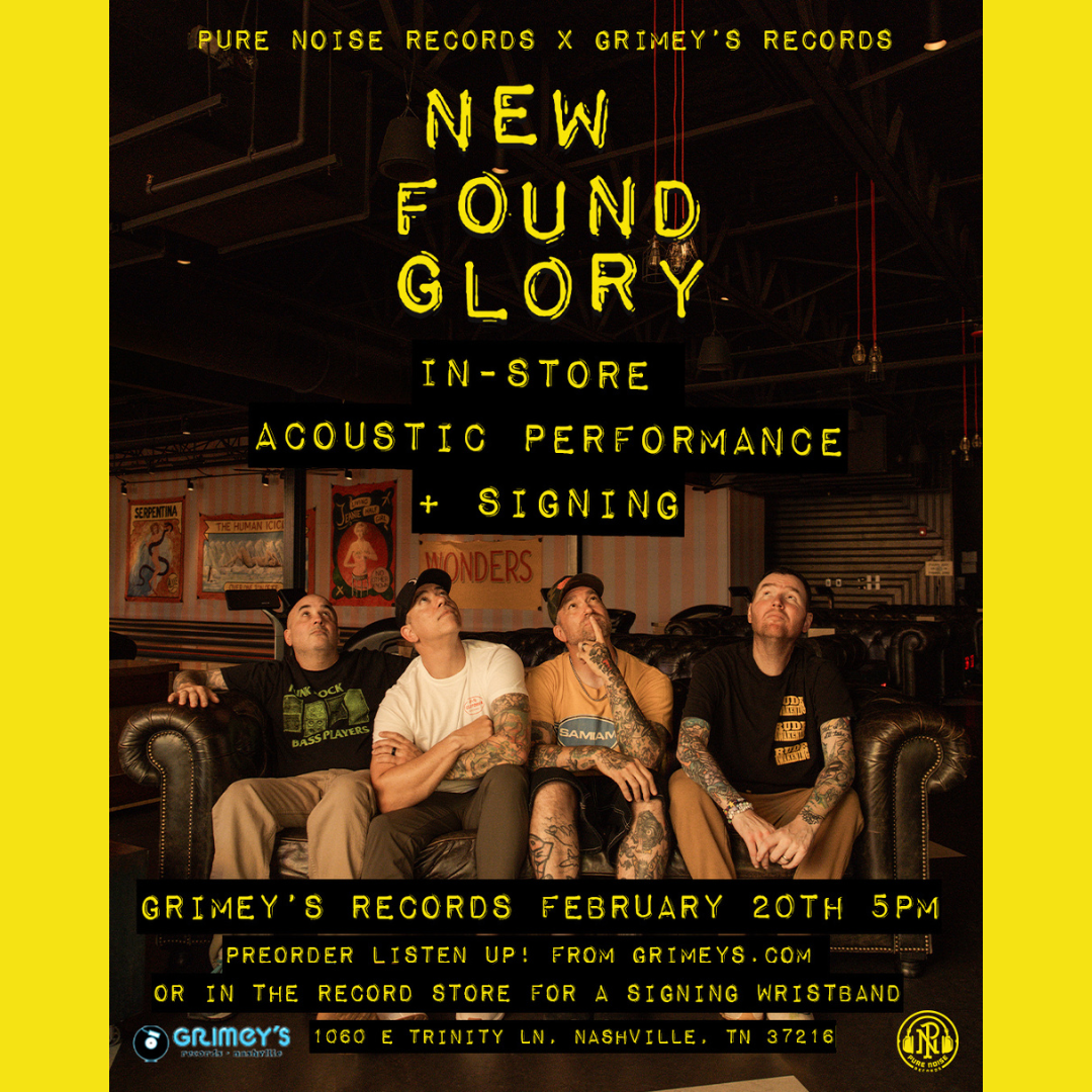 New Found Glory Acoustic Performance, Album Signing & Record Release Celebration