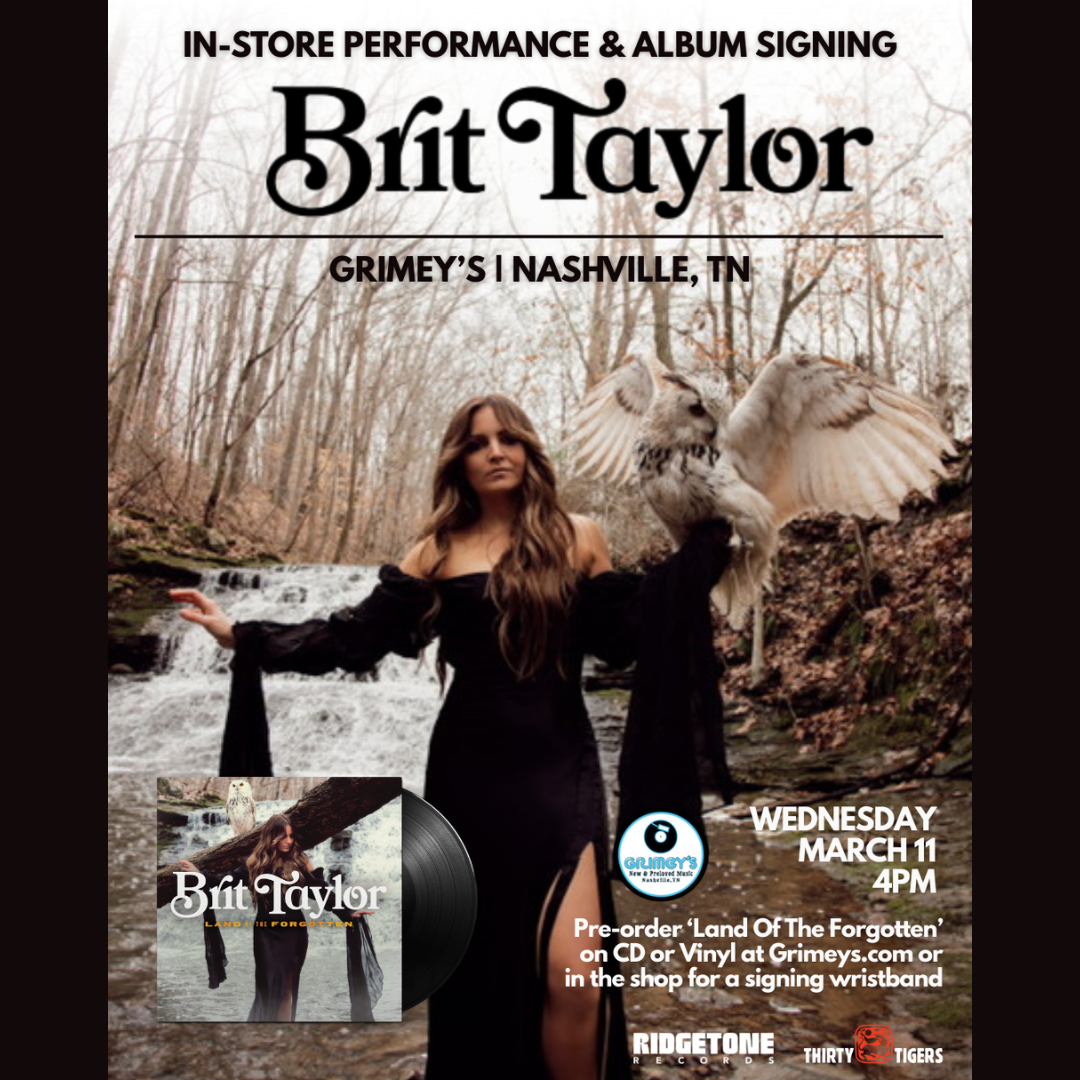 Brit Taylor Instore Performance, Album Signing & Record Release Celebration