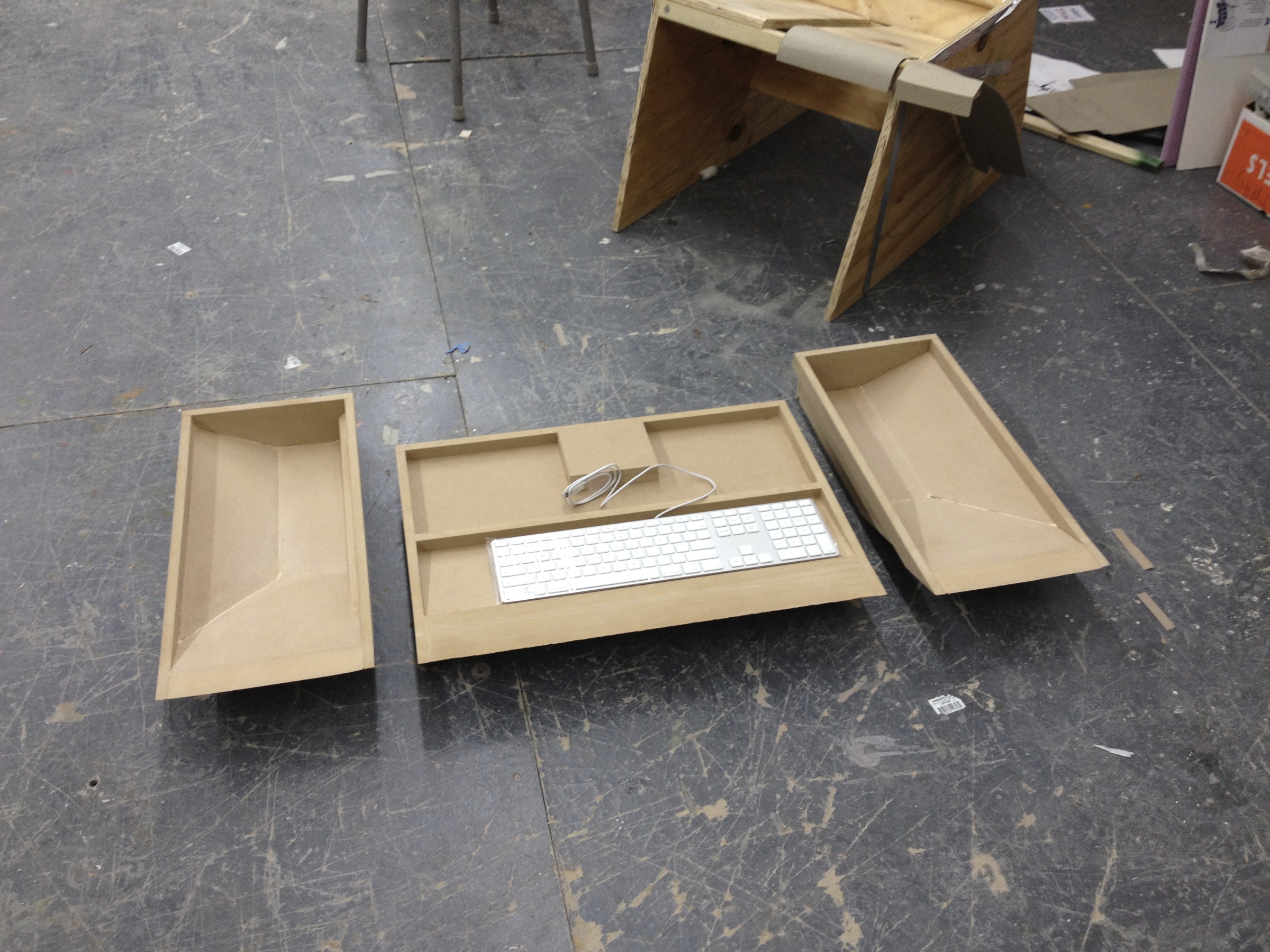  Drawers constructed with MDF 