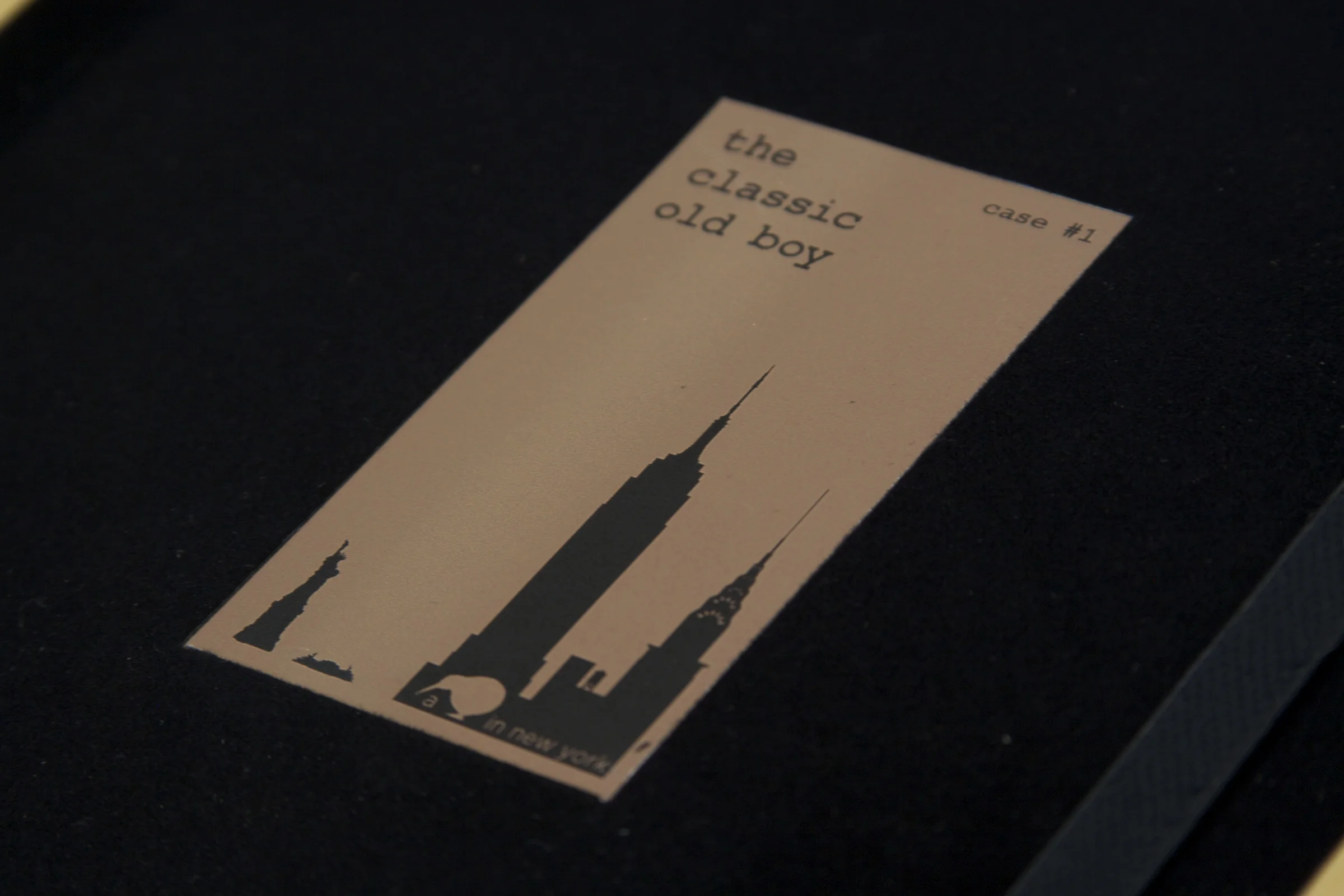 Old Book Case - Inner Card