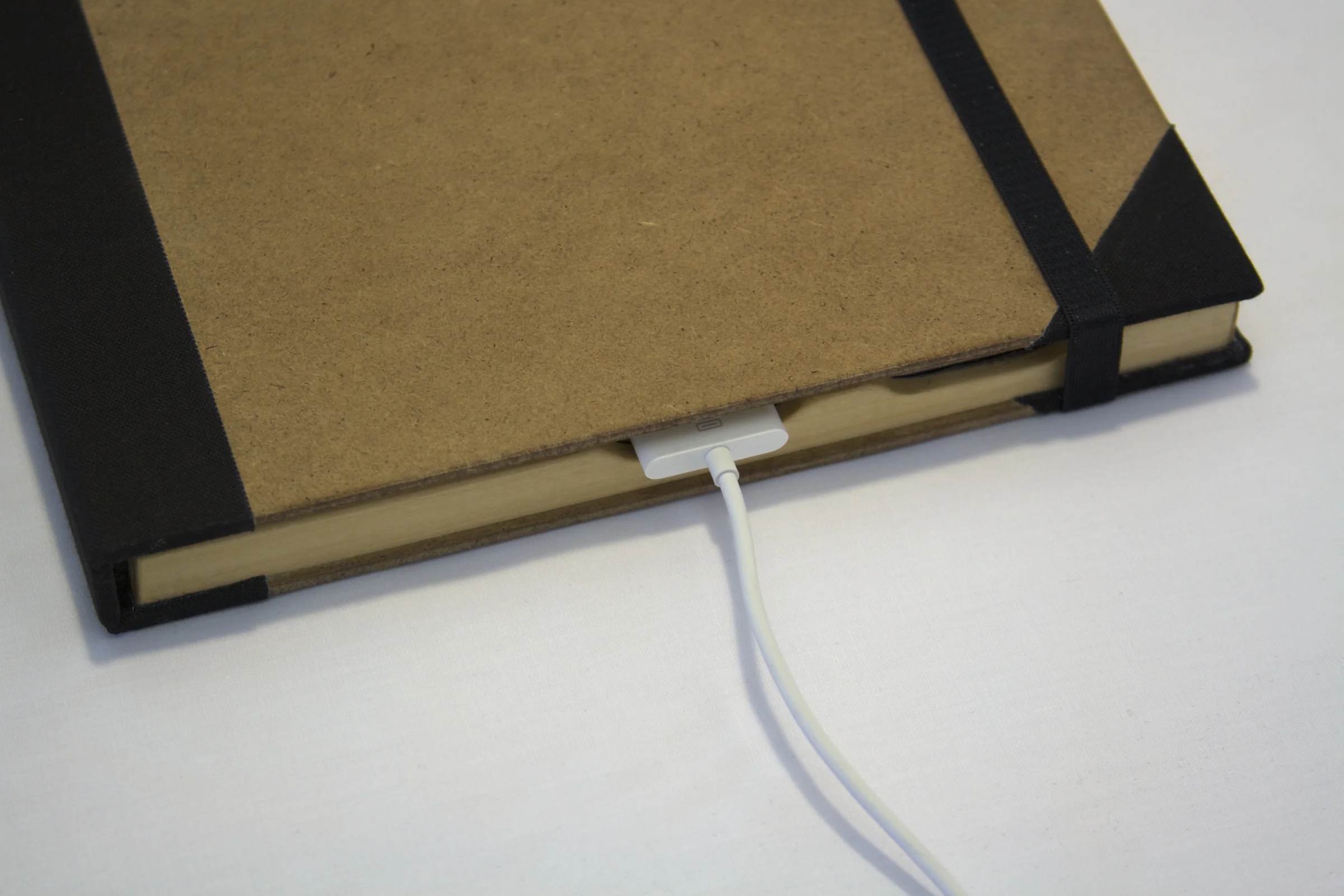 Old Book Case - Dock Cable plugged in