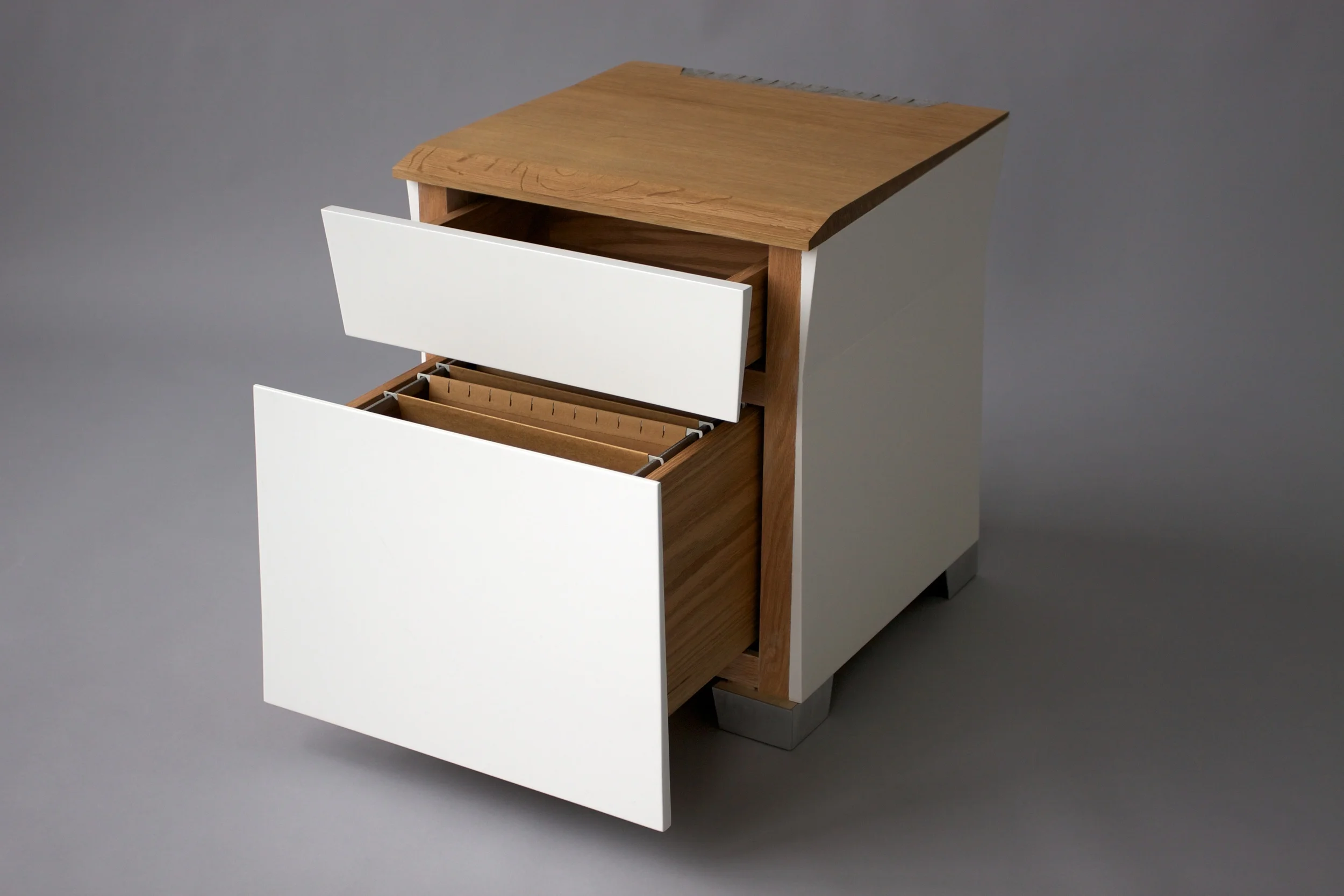 D117 Small Cabinet front quarter drawers open.jpg