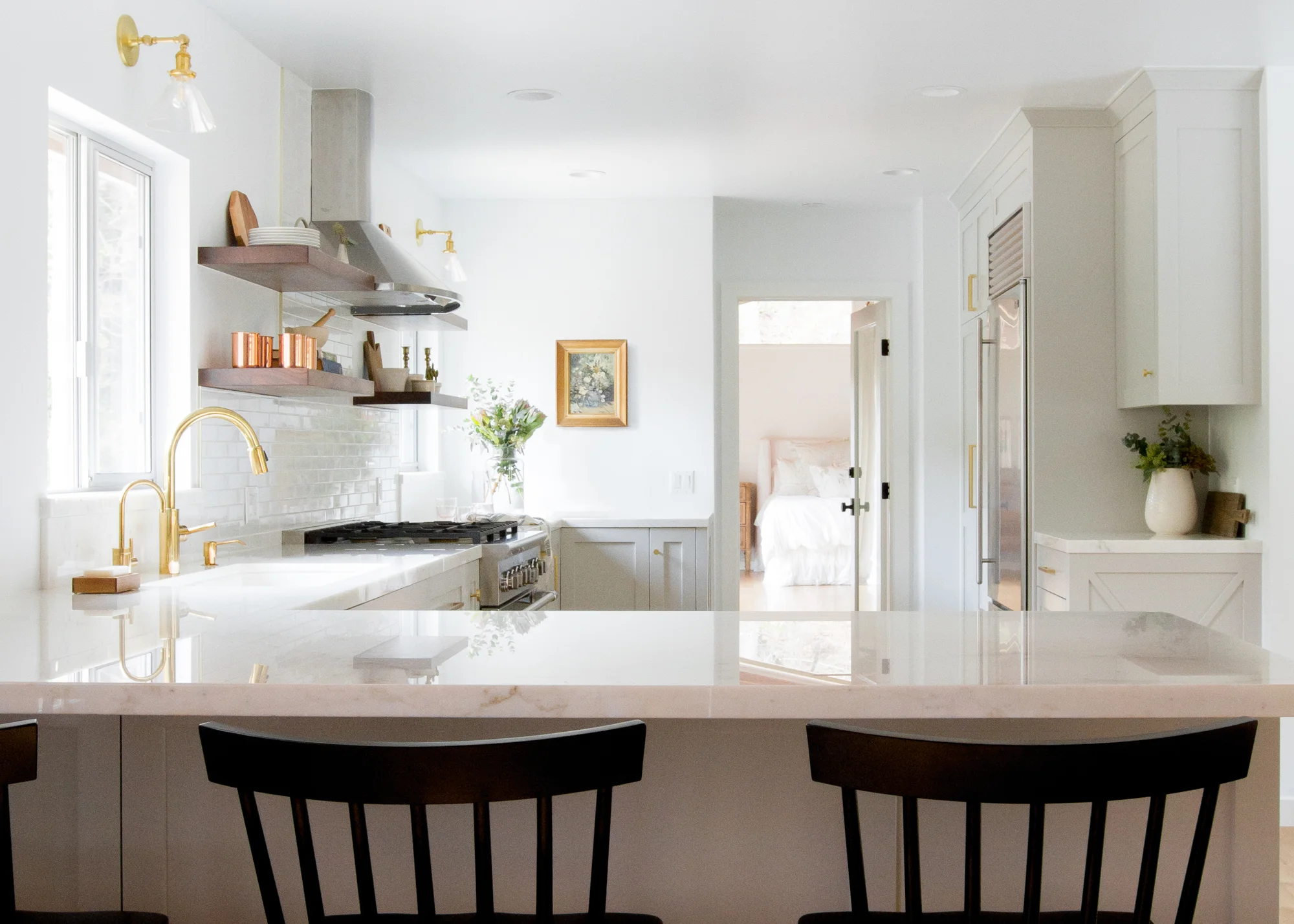 Topanga Canyon Modern Farmhouse Kitchen - Lauren Bradshaw Design