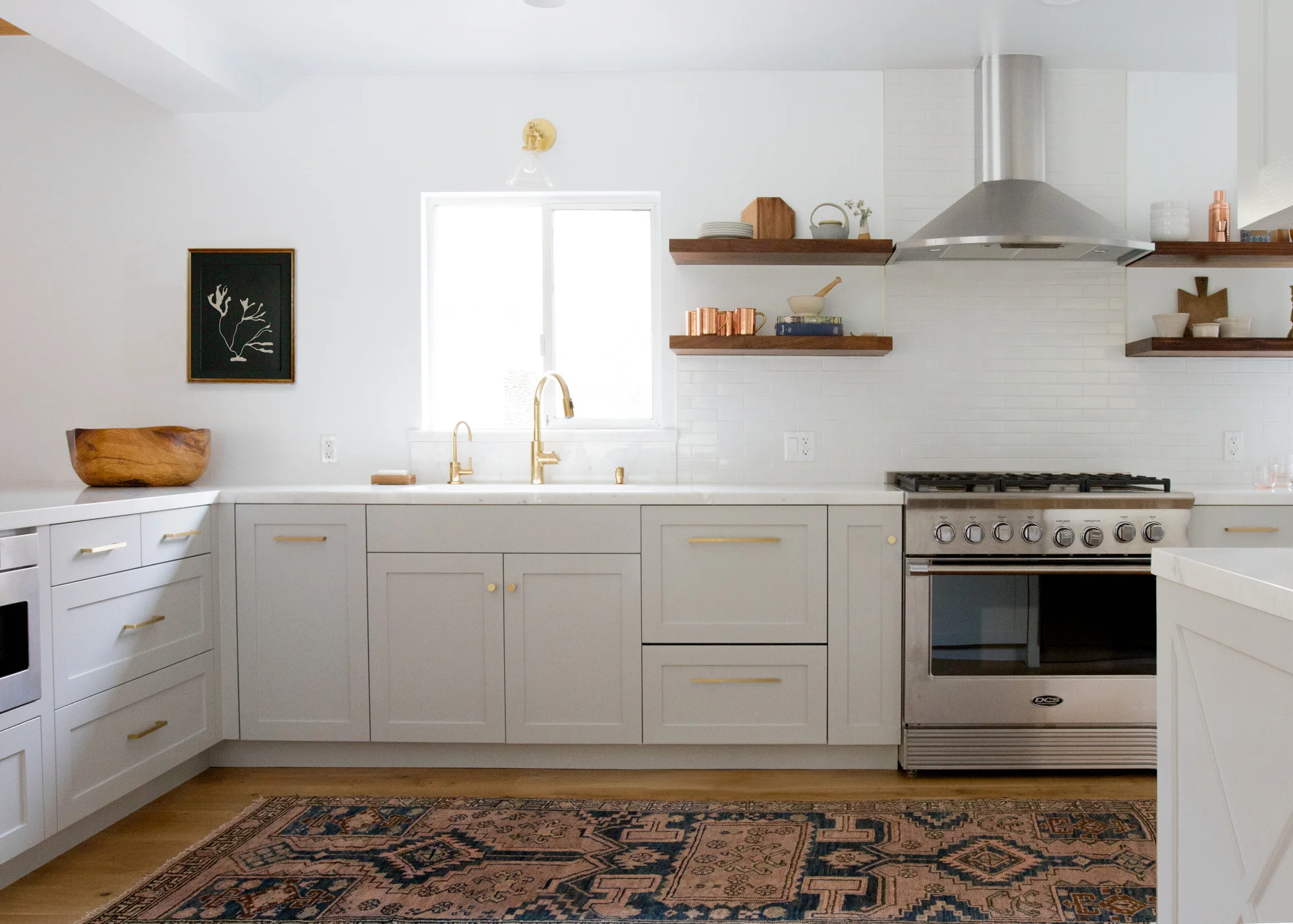 Topanga Canyon Modern Farmhouse Kitchen - Lauren Bradshaw Design