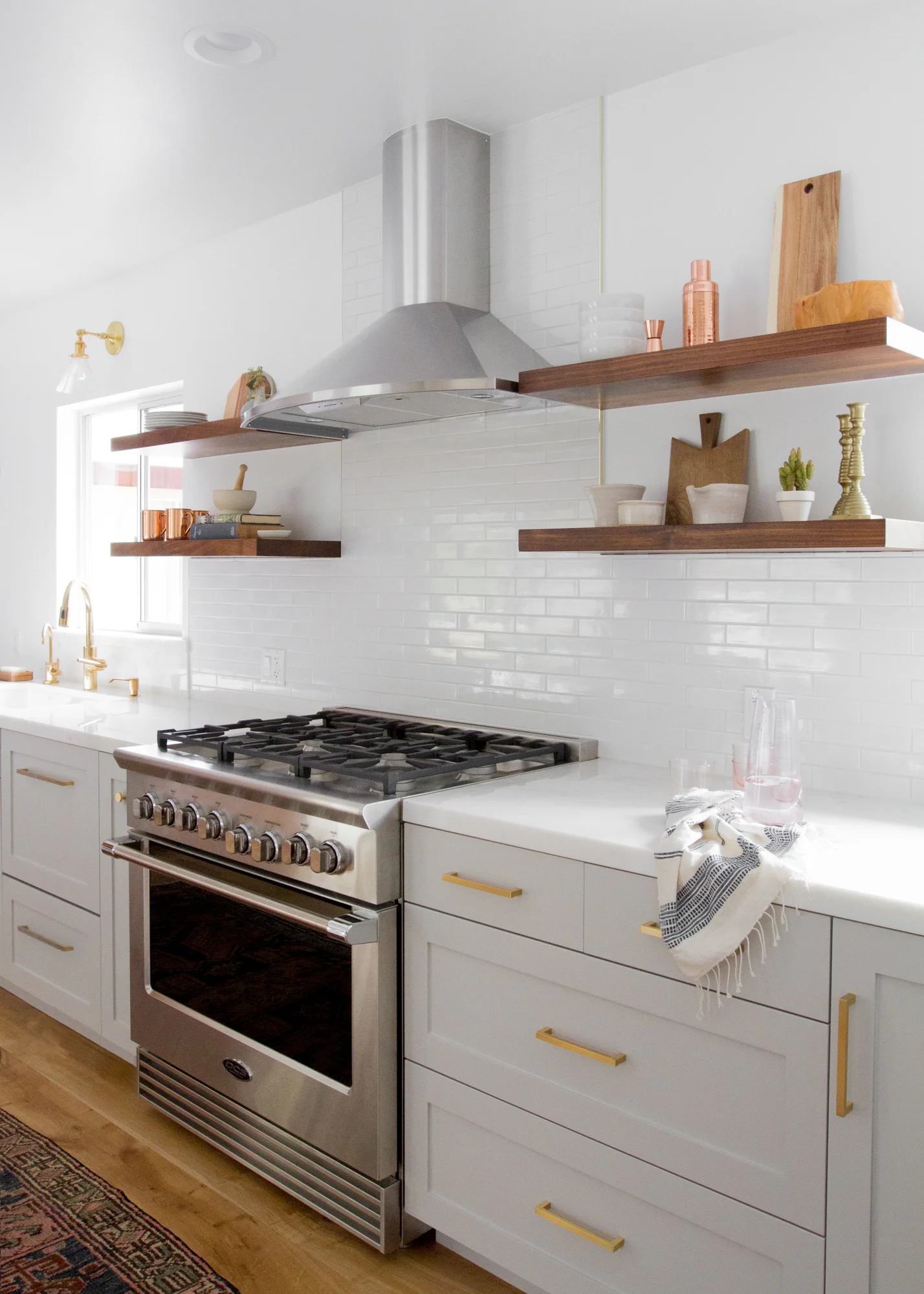 Topanga Canyon Modern Farmhouse Kitchen - Lauren Bradshaw Design