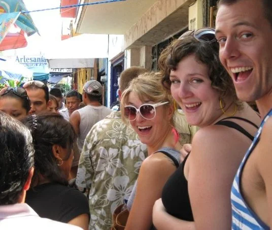 I don't have any pictures of the Birks I spotted in Mexico, so here is just a picture of us in Mexico because, why not?