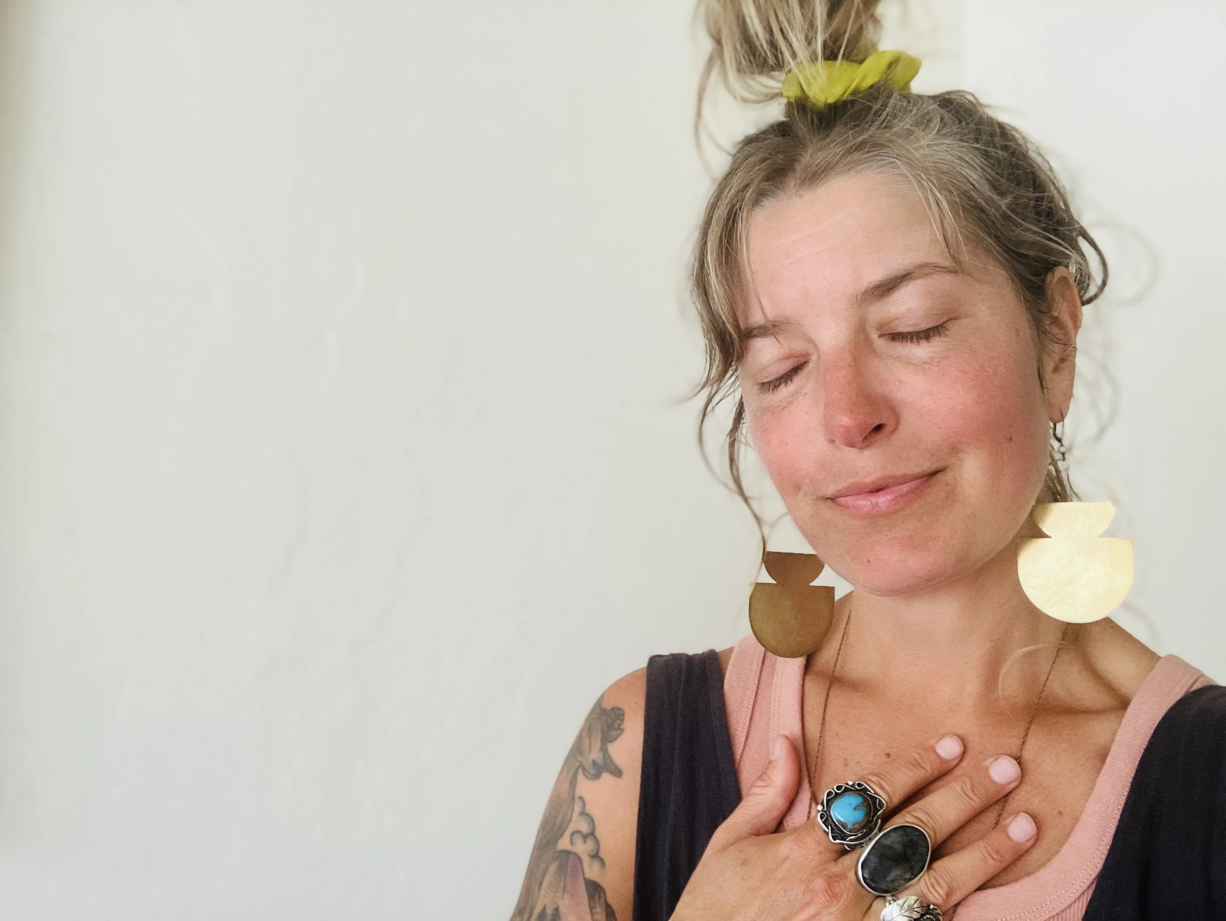 Humboldt County Based communications and marketing expert Holly Hilgenberg looking relaxed