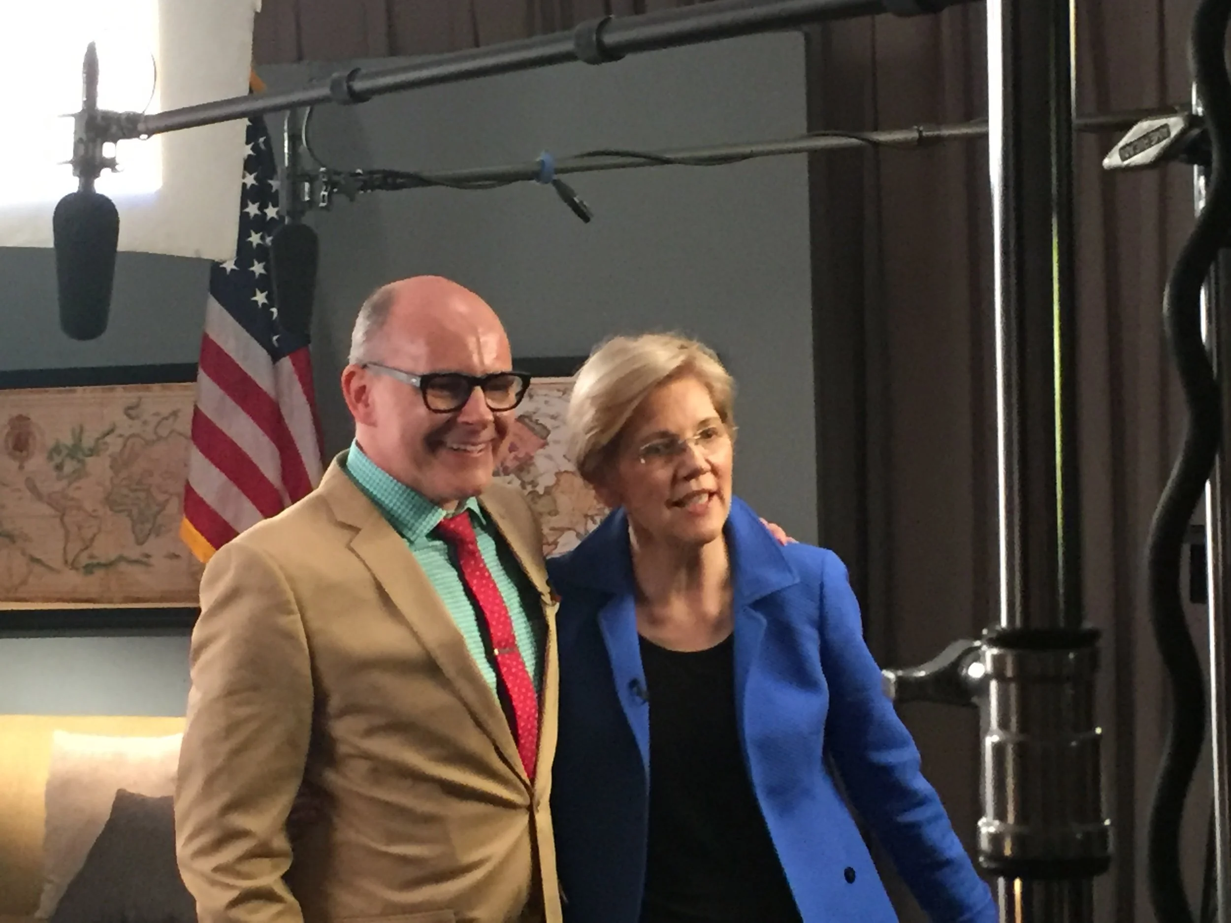 Elizabeth Warren, Rob Corddry