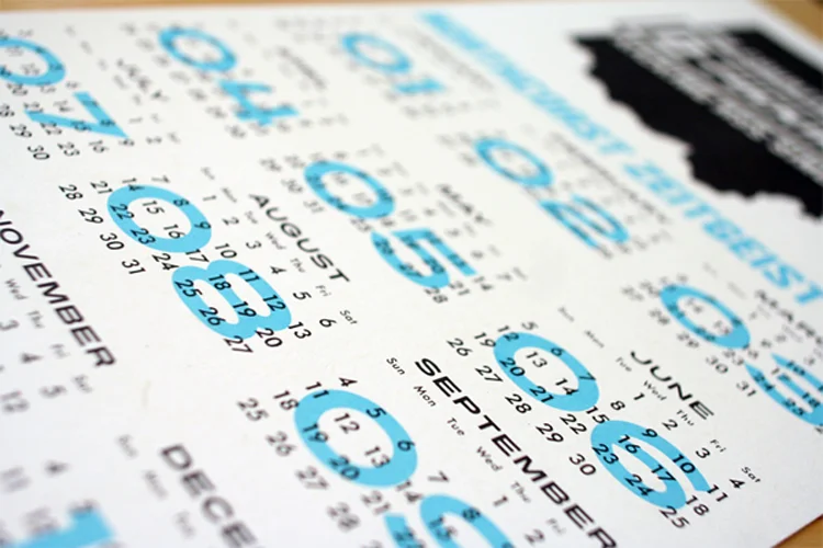 Calendar — Bottom Detail