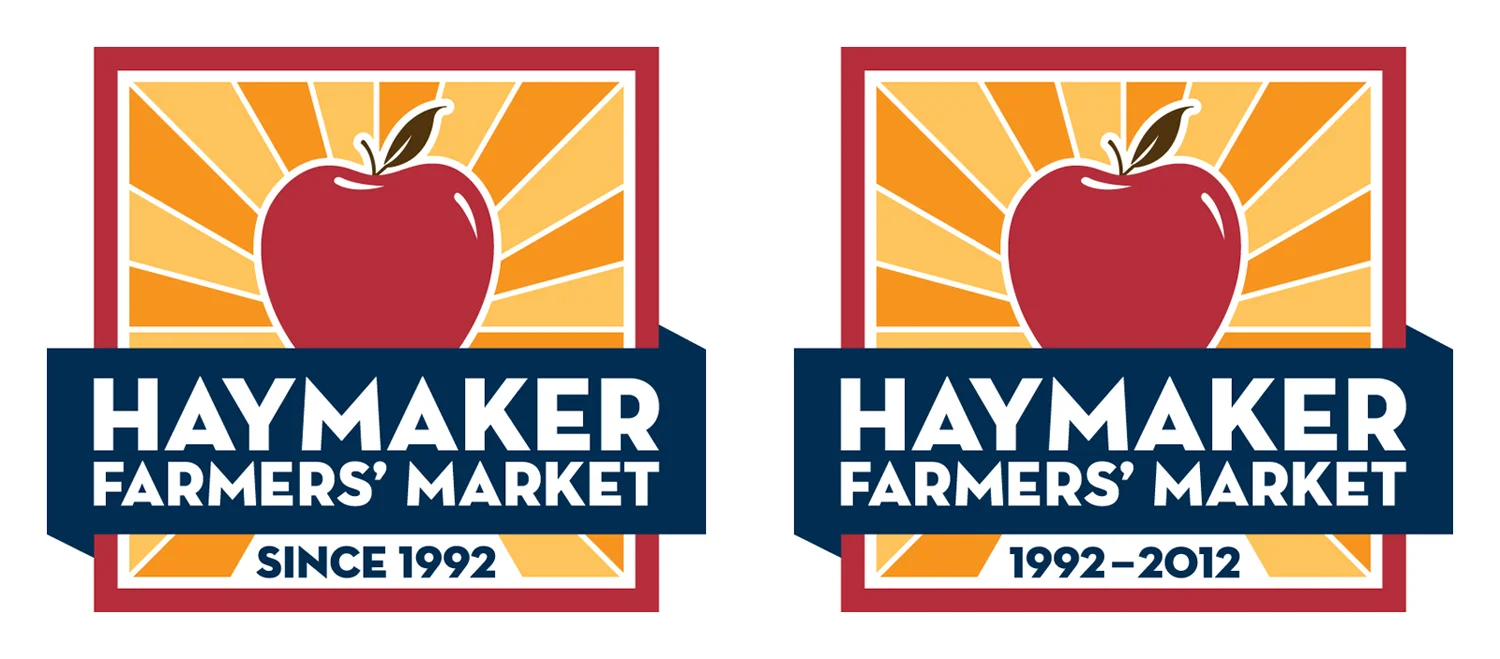 Haymaker Farmers' Market — Red Alternate Logos