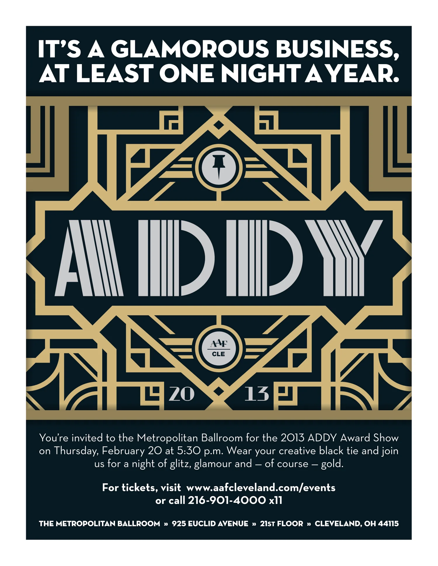 AAF Cleveland — ADDY Flyer